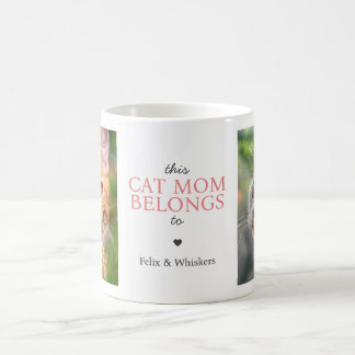 Mug Cette Maman De Chat Appartient À Citer Photo Et No