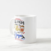 Mug Cette maman fait du café et du yoga (Devant gauche)