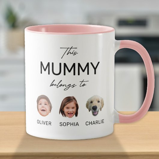 Mug Cette Maman Ma Maman Appartient À, Enfants Visent 