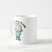 Mug Cette mamie bascule l'idée de cadeau (Devant gauche)