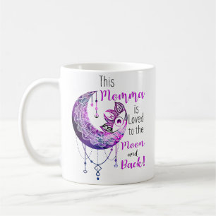 Mug Cette Momma est aimée à la lune et à l'arrière