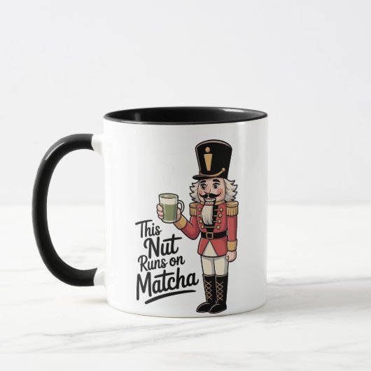 Mug Cette noix tourne sur Matcha Christmas Nutcracker (Gauche)