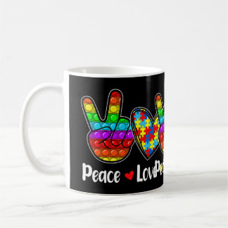 Mug Cette Nouvelle Poppin Avec Des Discours "Peace Lov