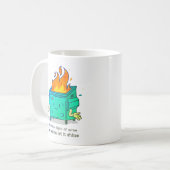 Mug Cette Petite Lumière : Conception De Feu De Dumste (Devant gauche)