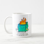Mug Cette Petite Lumière : Conception De Feu De Dumste (Gauche)