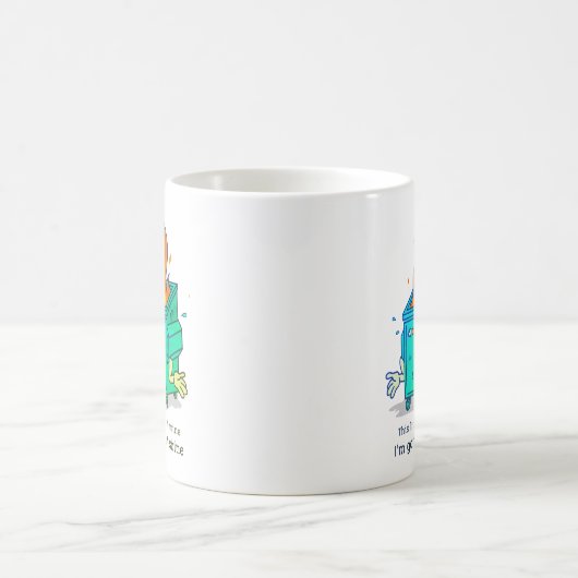 Mug Cette Petite Lumière : Conception De Feu De Dumste (Centre)