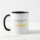 Mug Cette petite lumière de mon Matthieu 5:16 (Gauche)
