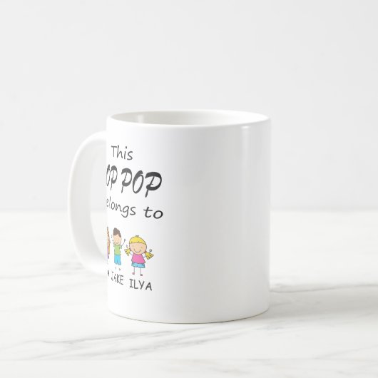 Mug Cette Pop Appartient À (Devant gauche)