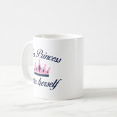 Mug Cette Princesse Se Sauve Elle-Même (Devant gauche)