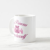 Mug Cette Princesse Se Sauve Elle-Même (Devant gauche)