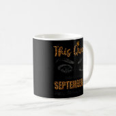 Mug Cette Reine Est Née En Septembre 7 Joyeux Annivers (Devant droit)