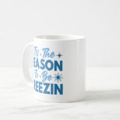 Mug Cette saison pour être Freezin - Hiver amusant (Devant gauche)