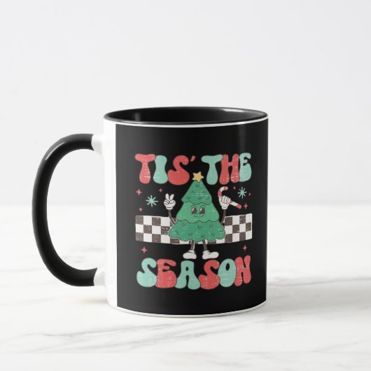 Mug Cette Saison Retro Fêtes de Femmes (Gauche)