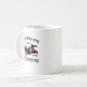 Mug Cette sorcière a besoin de café avant tout pocus d (Devant gauche)