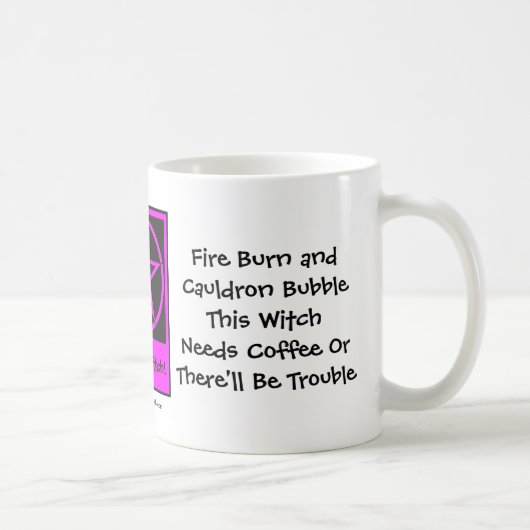 Mug Cette Sorcière A Besoin De Café ! Coupe/Mug pour l (Droite)