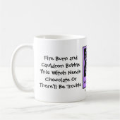 Mug Cette Sorcière A Besoin De Chocolat ! Coupe/Mug de (Gauche)