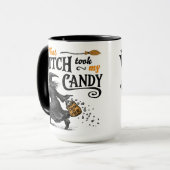 Mug Cette Sorcière A Pris Mon Bonbon (Devant gauche)