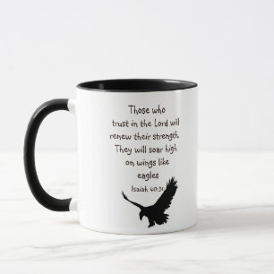 Mug Ceux qui font confiance au Seigneur Écriture Inspi
