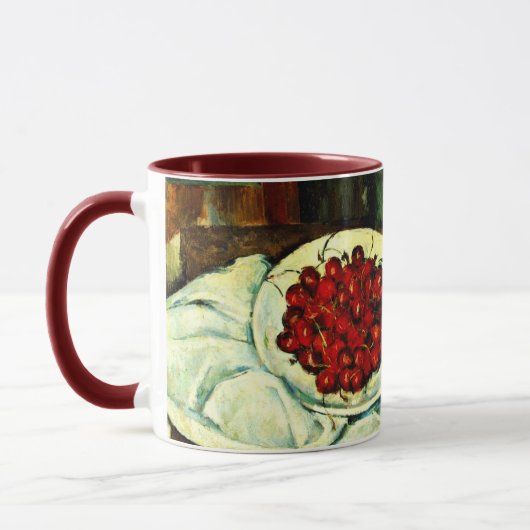 Mug Cezanne, Cerises, art, (Gauche)