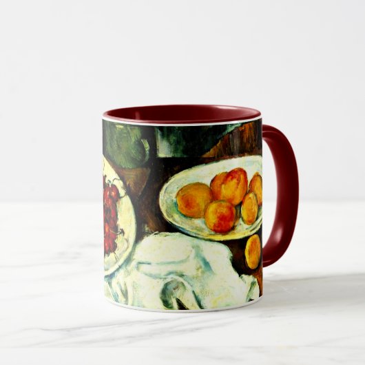 Mug Cezanne, Cerises, art, (Devant droit)