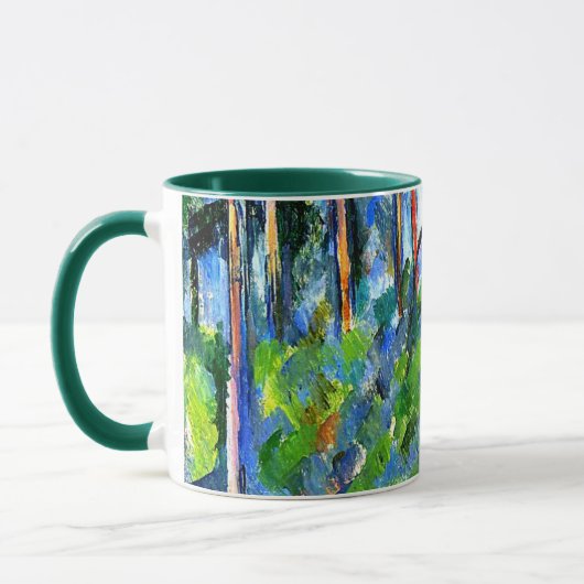 Mug Cézanne - Dans les Bois, célèbre peinture (Gauche)