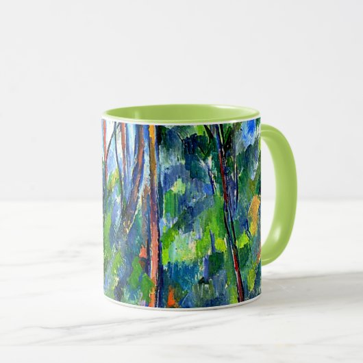 Mug Cézanne - Dans les Bois, célèbre peinture (Devant droit)
