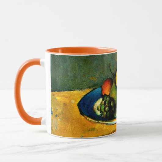 Mug Cezanne - Pêche, poires et raisins (Gauche)