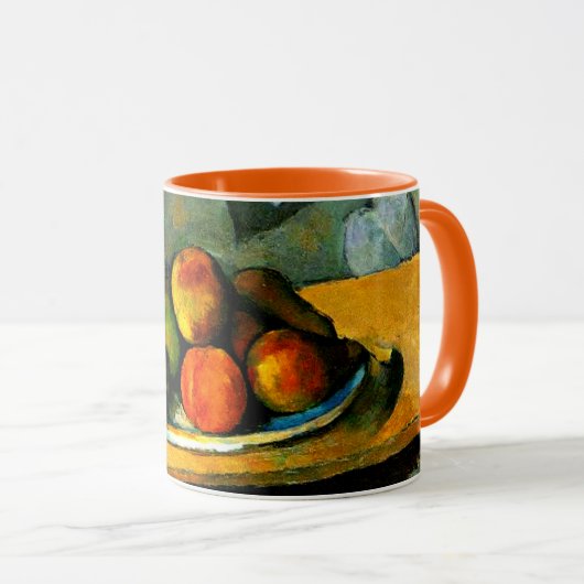 Mug Cezanne - Pêche, poires et raisins (Devant droit)