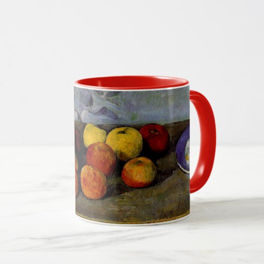 Mug Cezanne - Pommes et biscuits (Devant droit)