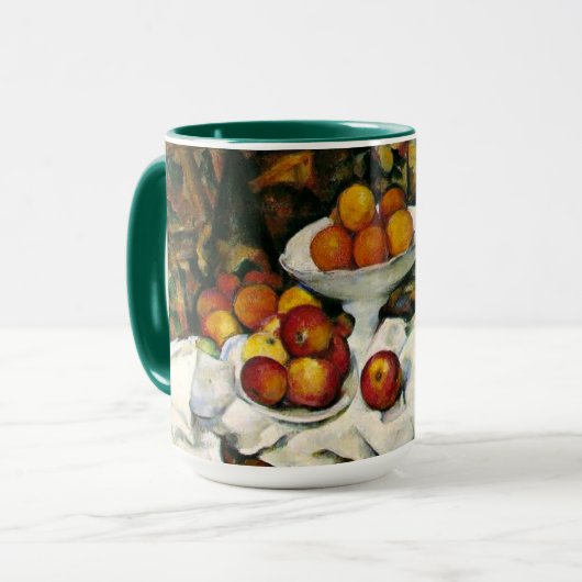 Mug Cezanne - Pommes et Oranges, (Devant gauche)