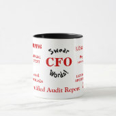 Mug CFO Jouer des mots désagréablement drôle Peeves po (Centre)