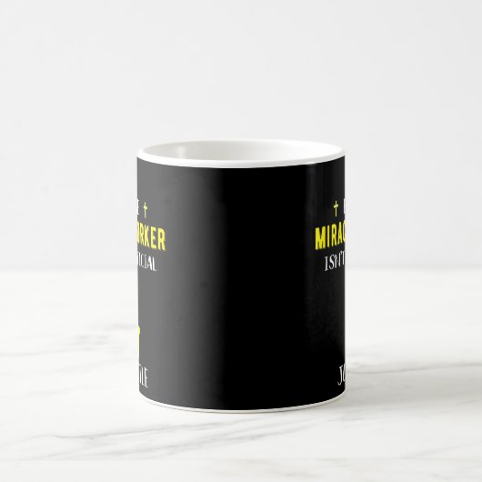 Mug Cfo Parce Que Miracle Worker N'Est Pas Un Chef De  (Centre)