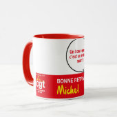 Mug CGT Rood vanuit Michel Mok (Voorkant links)