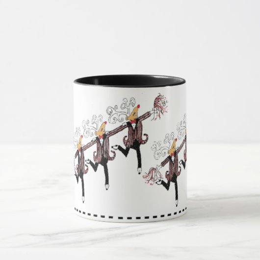 Mug Ch?ur de renne de danse (Centre)