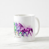 Mug Ch?ur équin d'arc-en-ciel (Devant droit)