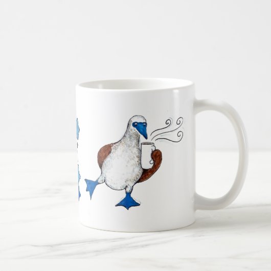 Mug Cha Cha-cha, pied bleu (Droite)