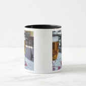 Mug Chablis; deux bières cool à 42 degrés chauds été (Centre)