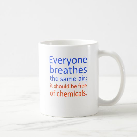 Mug Chacun respire le même air ; (Droite)
