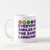 MUG CHACUN SOURIT DANS LA MÊME LANGUE (Gauche)