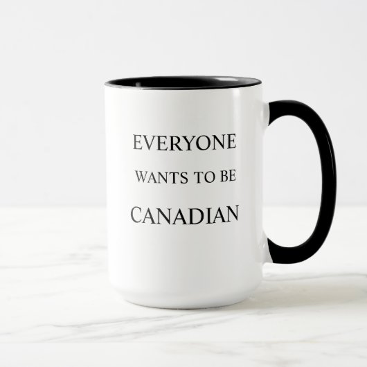 Mug Chacun veut être canadien (Droite)