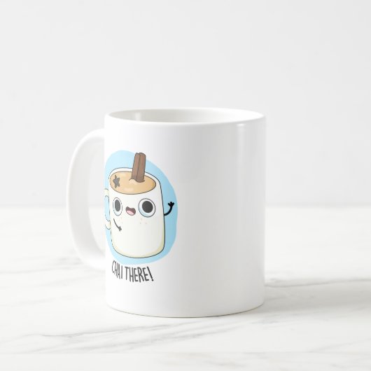 Mug Chai There Funny Chai Tea Pun (Devant gauche)