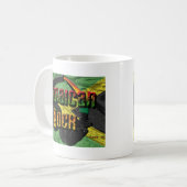 Mug Chaîne jamaïcaine de drapeau de roche (Devant gauche)