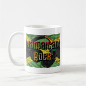 Mug Chaîne jamaïcaine de drapeau de roche (Gauche)
