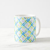 Mug Chaîne rectangulaire de couleurs vives géométrique (Devant droit)