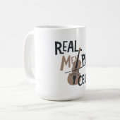 Mug Chaînes de force : Les vrais hommes jouent au viol (Devant gauche)