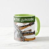 MUG CHAÎNES DE GUITARE AU SOLEIL (Devant droit)