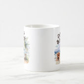 Mug Chaire de plage pour la retraite des femmes (Centre)