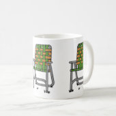 Mug Chaise de pelouse pliante (Devant droit)