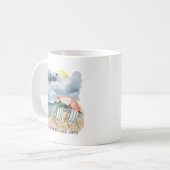 Mug Chaise de plage de retraite Thème (Devant gauche)