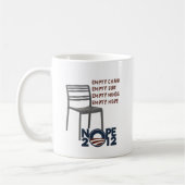 Mug Chaise vide, Obama vide (Gauche)